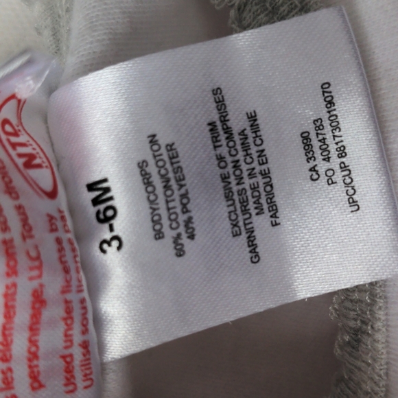 Rudoph the Red-Nosed Reindeer Infant Bodysuit * 3-6M - Picture 5 of 6